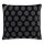 Knit Factory Cody Kissen Schwarz/Anthrazit 50x50