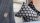 Knit Factory Cody Kissen Schwarz/Anthrazit 50x50