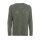 Knit Factory Ilse Strickpullover V-Ausschnitt Urban Green 36/38