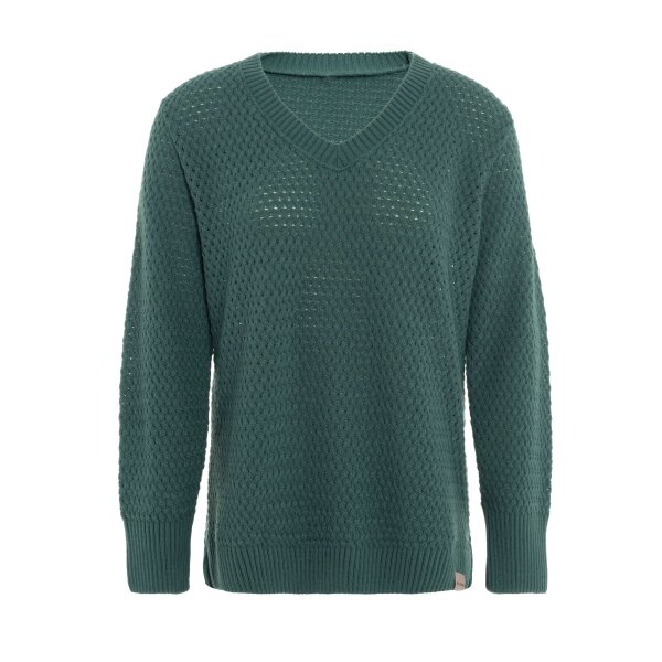 Knit Factory Ilse Strickpullover V-Ausschnitt Laurel 36/38