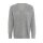 Knit Factory Ilse Strickpullover V-Ausschnitt Grau 36/38