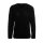 Knit Factory Ilse Strickpullover V-Ausschnitt Schwarz 40/42