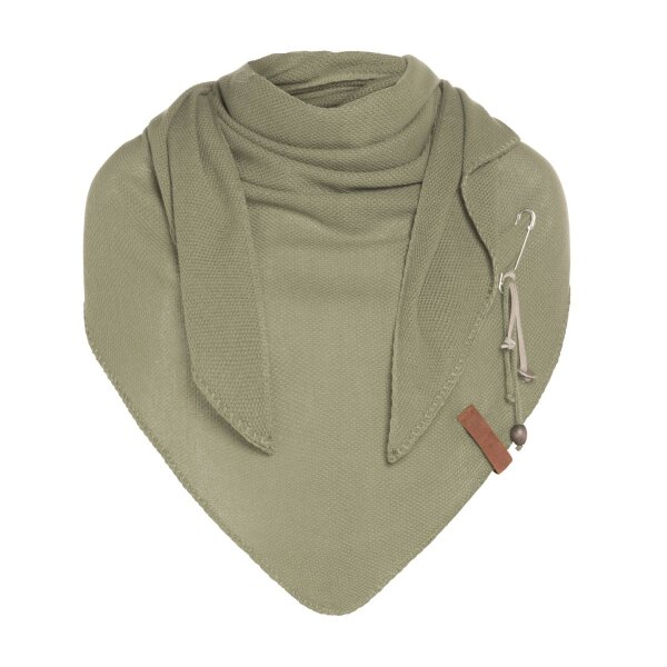 Knit Factory Lola Dreieckstuch Olive