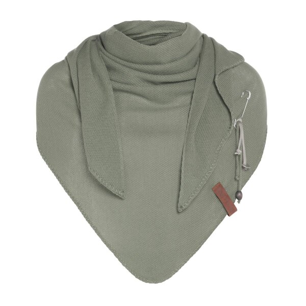Knit Factory Lola Dreieckstuch Urban Green