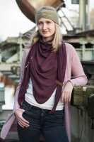 Knit Factory Lola Dreieckstuch Urban Green