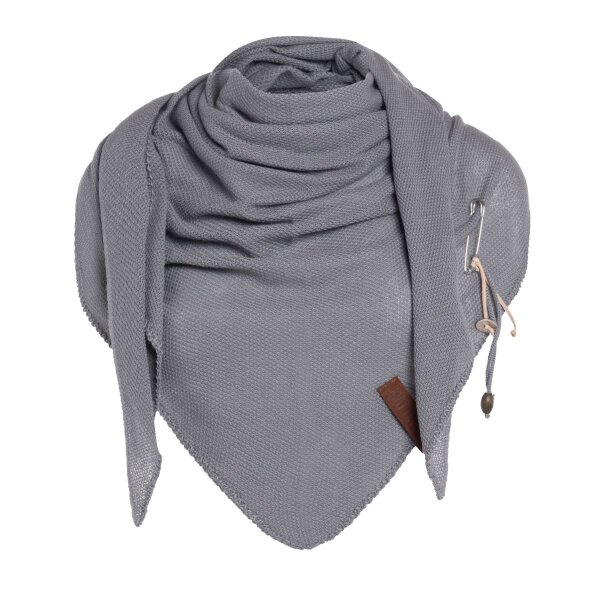 Knit Factory Lola Dreieckstuch Dark Grey