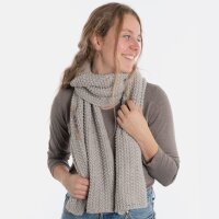 Knit Factory Carry Schal Iced Clay