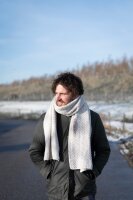 Knit Factory Carry Schal Grau