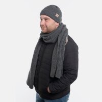 Knit Factory Carry Schal Anthrazit