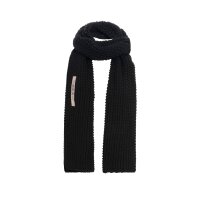 Knit Factory Carry Schal Schwarz