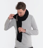 Knit Factory Carry Schal Schwarz