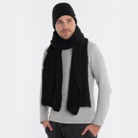 Knit Factory Carry Schal Schwarz