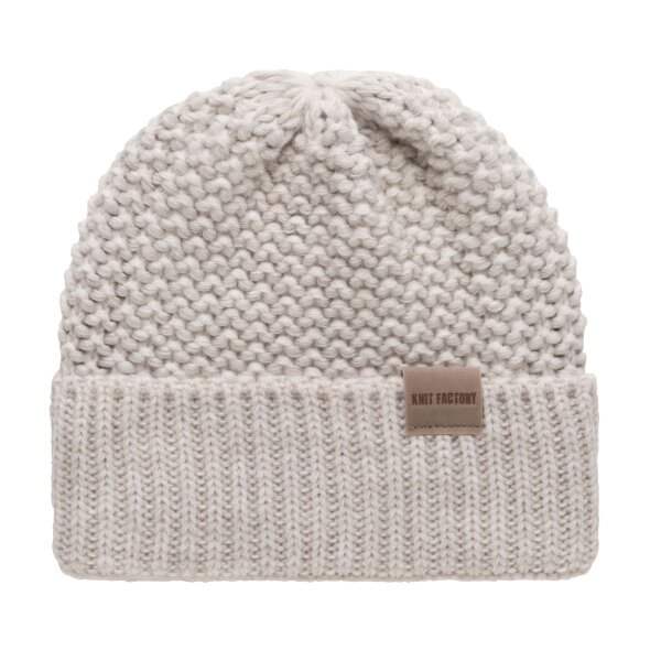 Knit Factory Carry Mütze Beige
