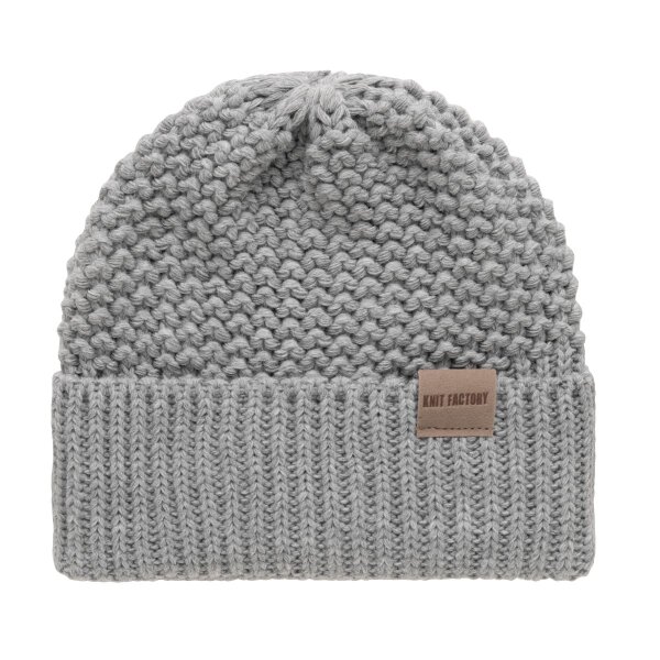 Knit Factory Carry Mütze Grau
