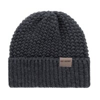 Knit Factory Carry Mütze Anthrazit