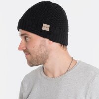 Knit Factory Carry Mütze Schwarz