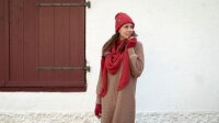 Knit Factory Sally Mütze Schwarz/Anthrazit