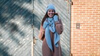 Knit Factory Sally Mütze Schwarz/Anthrazit