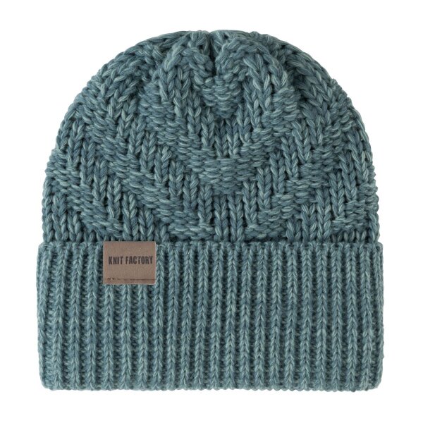 Knit Factory Sally Mütze Laurel/Stone Green