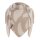 Knit Factory Leaf Dreieckstuch Ecru/Dark Beige
