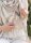 Knit Factory Leaf Dreieckstuch Ecru/Dark Beige