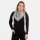 Knit Factory Leaf Dreieckstuch Bright Grey/Grau
