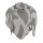 Knit Factory Leaf Dreieckstuch Bright Grey/Grau