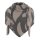 Knit Factory Leaf Dreieckstuch Kieselgrau/Med Grey
