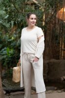 Knit Factory Lily Hose Grau L