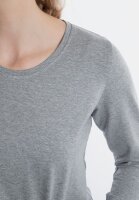 Knit Factory Lily Shirt Grau M Langen Ärmeln