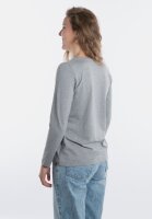 Knit Factory Lily Shirt Grau M Langen Ärmeln