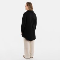 Knit Factory Yuki Bluse Schwarz 36/44
