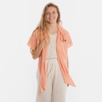 Knit Factory Lola Dreieckstuch gestrickt Apricot