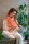 Knit Factory Lola Dreieckstuch gestrickt Apricot
