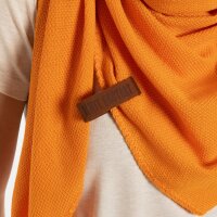 Knit Factory Lola Dreieckstuch gestrickt Orange