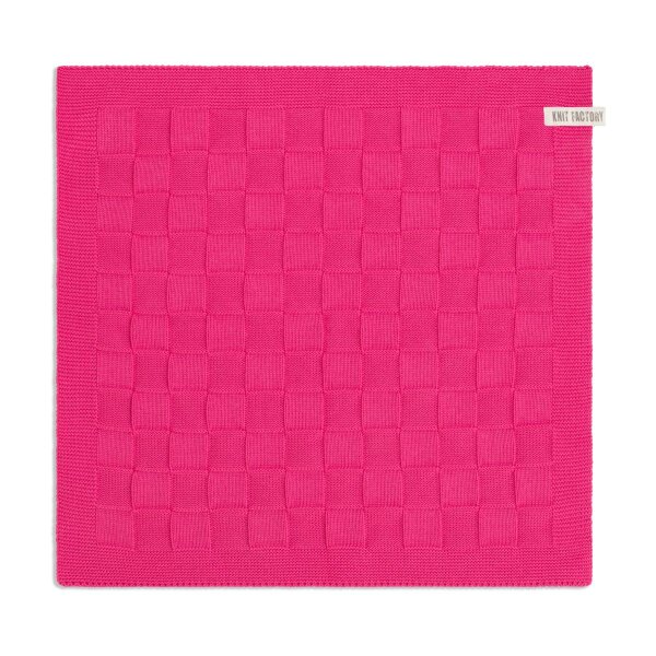 Knit Factory Küchentuch Uni Fuchsia