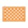 Knit Factory Tischset Block Ecru/Orange