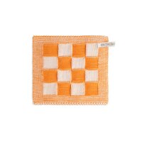 Knit Factory Topflappen Block Ecru/Orange