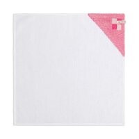 Knit Factory Geschirrtuch Block Ecru/Fuchsia