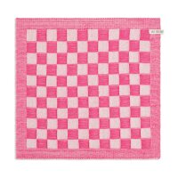 Knit Factory Küchentuch Block Ecru/Fuchsia