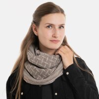 Knit Factory Dusk Loop Schal Marron/Iced Clay