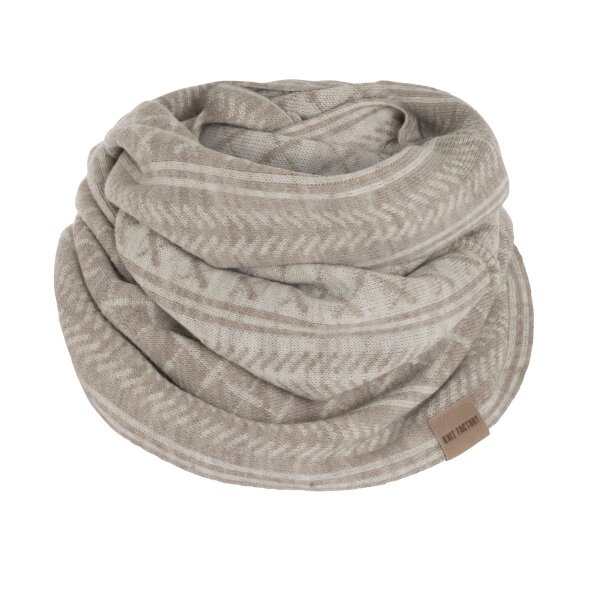 Knit Factory Dusk Loop Schal Iced Clay/Beige