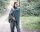 Knit Factory Dusk Poncho Cape Marron/Iced Clay