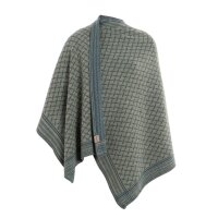 Knit Factory Dusk Poncho Cape Laurel/Urban Green