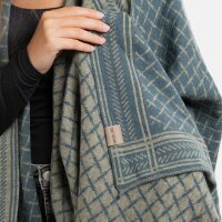Knit Factory Dusk Poncho Cape Laurel/Urban Green