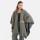 Knit Factory Dusk Poncho Cape Laurel/Urban Green