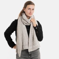 Knit Factory Dusk Schal Iced Clay/Beige