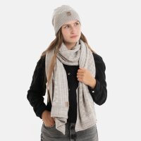 Knit Factory Dusk Schal Iced Clay/Beige