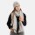Knit Factory Dusk Schal Iced Clay/Beige