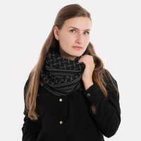 Knit Factory Dusk Loop Schal Schwarz/Anthrazit